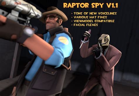 Raptor spy v1.12 » TF2 - Skins Spy | GAMEMODD