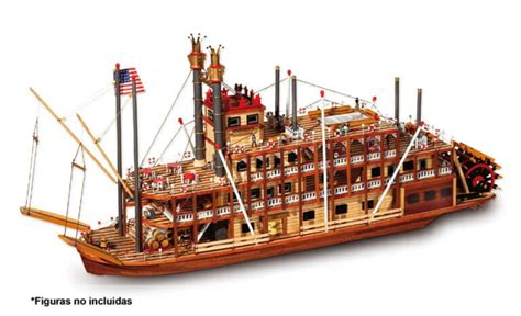 Mississippi Model Boat Kit Paddle Steamer - Occre (14003)