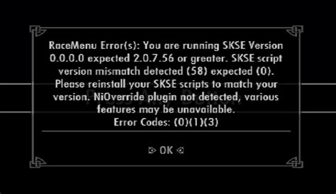 Skyrim VR Modding Help, Issues with SKSE and Racemenu : r/skyrimmods