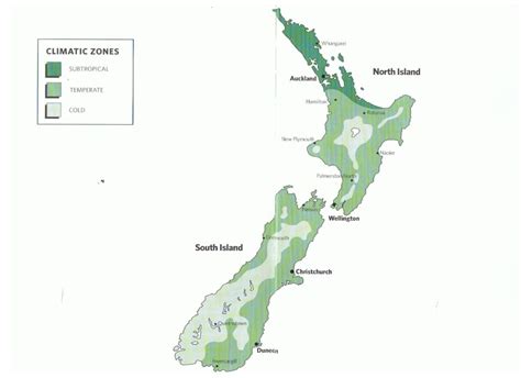 New Zealand climate zones | Christchurch, Dunedin, South island