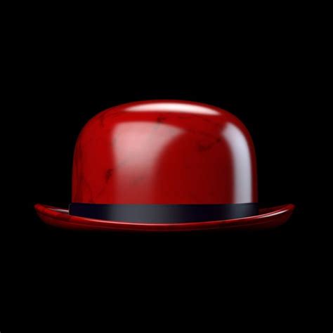 Pin on Red Bowler Hat