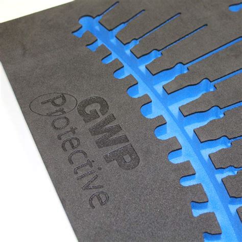 Laser Cut Foam & Engraving: Custom Foam Logos / Branding | GWP Protective