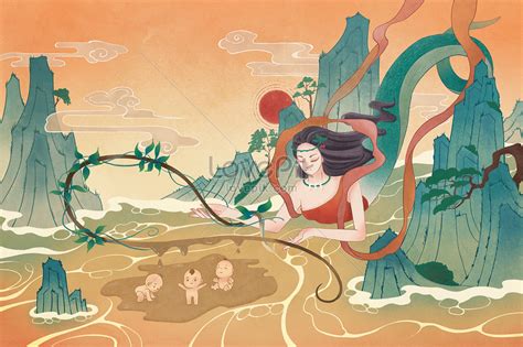 Chinese style chinese mythology illustration image_picture free download 401917314_lovepik.com