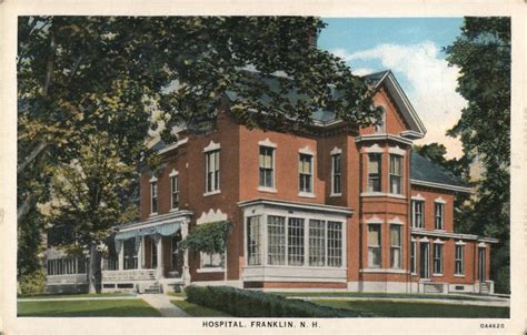 Hospital Franklin, NH Postcard