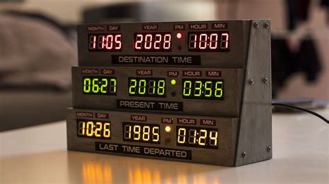 Delorean clock - Back to the future style by Premium95 - Thingiverse | Clock, Back to the future ...