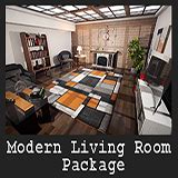 Modern Living Room / 36+ Assets