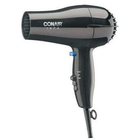 Conair 247BW 1875 Watt Hair Dryer - Black - Walmart.com - Walmart.com