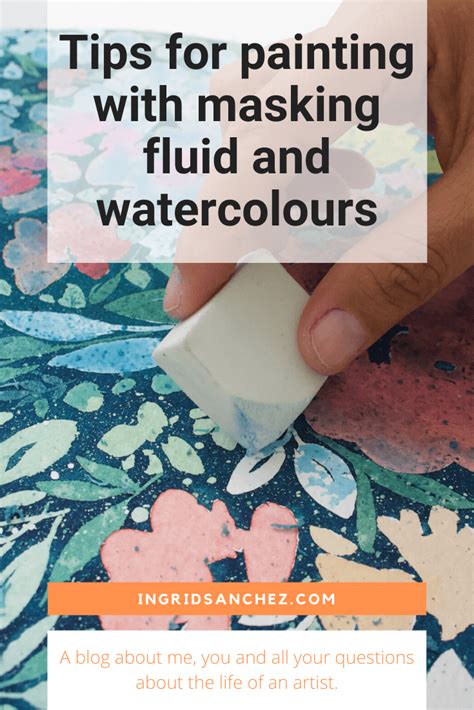 Tips for painting with masking fluid and watercolours | Watercolor ...