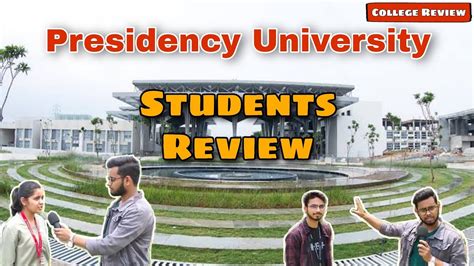 Presidency University 2022|Student opinion Placement, fees, campus, etc.| Honest review - YouTube