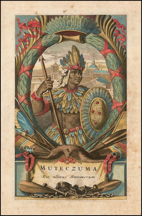 Montezuma Moctezuma II King Emperor of the Aztec Empire Tribe ...