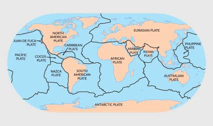 North American Plate: Tectonic Boundary Map and Movements - Earth How