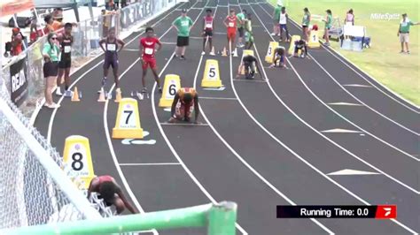 Youth Boys' 200m Hurdles, Prelims 3 - Age 14