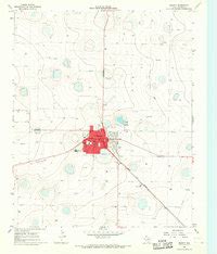 1965 Map of Dimmitt, TX — High-Res | Pastmaps