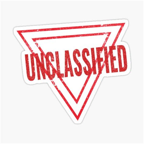 Unclassified Stickers | Redbubble