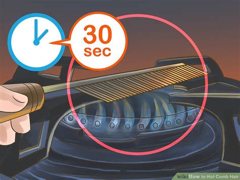 3 Ways to Hot Comb Hair - wikiHow
