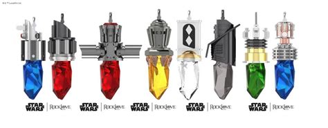 Luke and Leia Lightsaber Now Part of Star Wars X RockLove Kyber Crystal Capsule Collection