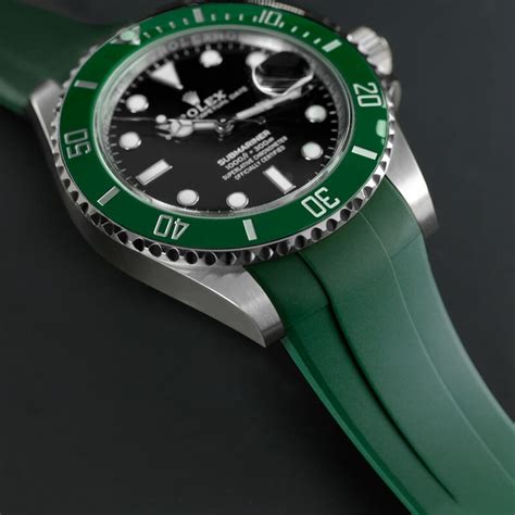 Green Strap for Rolex Submariner 41mm - Tang Buckle Series