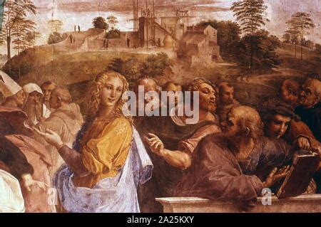 Raphael - Disputation of the Holy Sacrament Stock Photo - Alamy