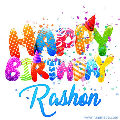 Happy Birthday Rashon GIFs - Download on Funimada.com