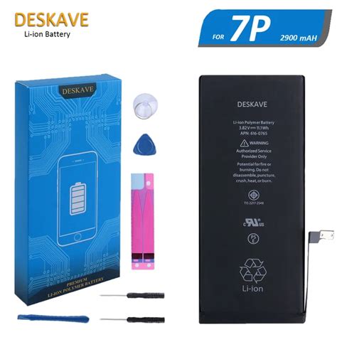 Original High Capacity 2900mAh Li ion Battery for Apple iPhone 7 Plus ...