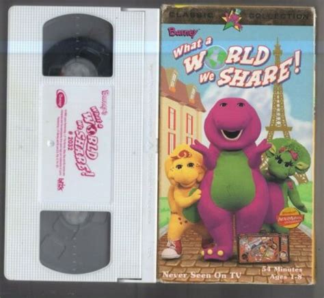 Barney Friends Caring Means Sharing Time Life VHS 1992 ...