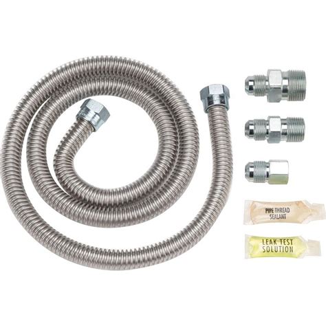 GE 48 in. Universal Gas Dryer Connector Kit-PM15X104DS - The Home Depot