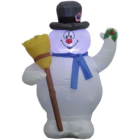 Tis Your Season | 3.5 ft. Frosty the Snowman Christmas Inflatable ...