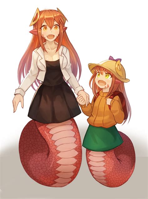 Miia with her daughter [Monster Musume] : r/cutelittlefangs