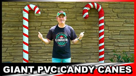 How To Build A Giant PVC Candy Cane In 10 Minutes | DIY Prop Build ...