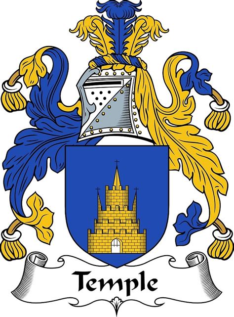 "Temple Coat of Arms / Temple Family Crest" by ScotlandForever | Redbubble