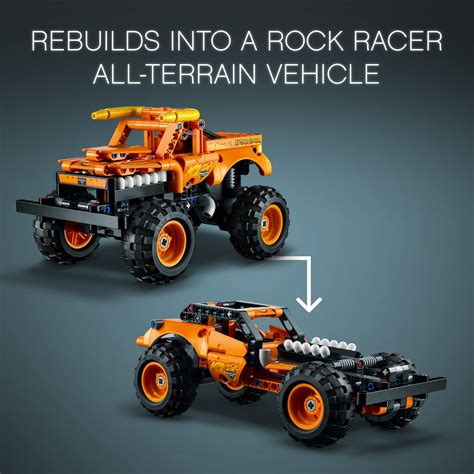 Buy LEGO Technic Monster Jam El Toro Loco 42135 Model Building Kit; A 2 ...