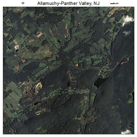 Aerial Photography Map of Allamuchy Panther Valley, NJ New Jersey