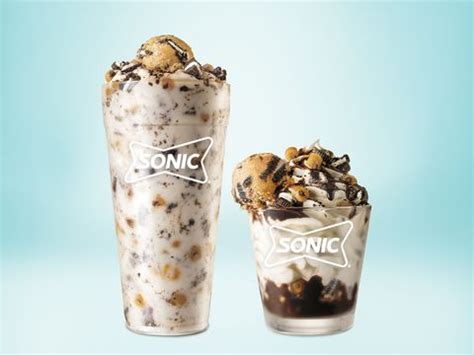 Sonic Has Ice Cream With A Scoop Of Oreo Cookie Dough On Top