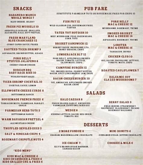 Menu for Acqua Restaurant & Bar in White Bear Lake, MN | Sirved