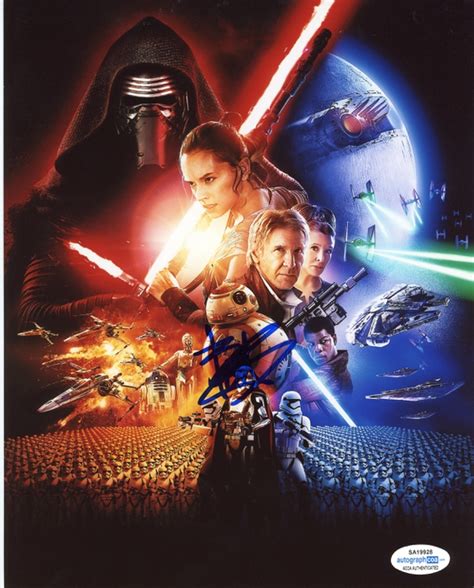 Ben Schwartz "Star Wars: The Force Awakens" AUTOGRAPH Signed 'BB-8 ...