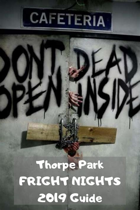 Thorpe Park Fright Nights Guide 2019 | Thorpe park, Park, Park resorts