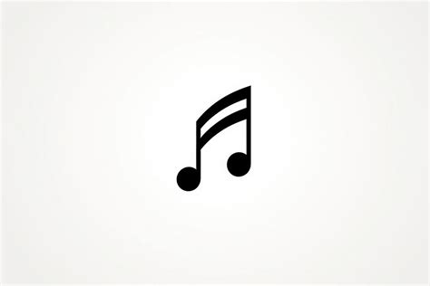 Musical note white logo stencil. | Premium Photo Illustration - rawpixel