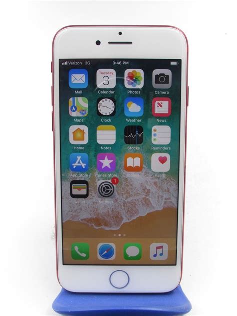 Apple iPhone 7 A1660 128GB Red(Unlocked)ESN Clear-Fair Condition-(FR848 ...