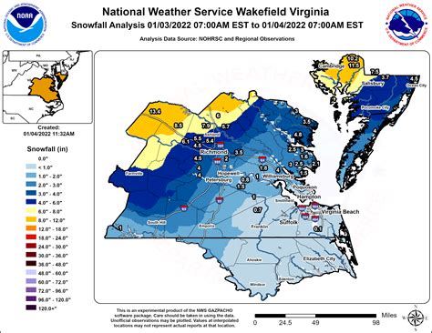 Summary of January 3, 2022 Heavy Snow, Wind, and Coastal Flooding