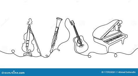 Classical Instruments Drawings