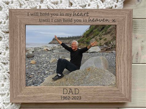 Personalised Memorial Photo Frame, Remembrance Gift, in Loving Memory ...