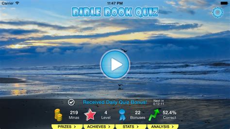 Bible Book Quiz - Christian Bible Game Study Aid for iPhone - Download