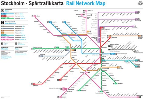 Stockholm metro map