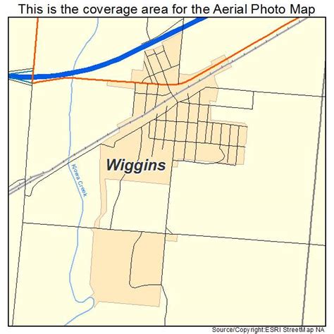 Aerial Photography Map of Wiggins, CO Colorado