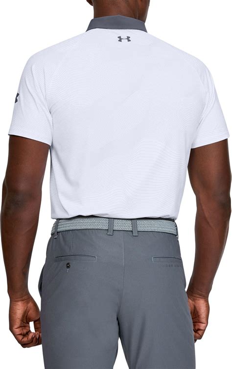 Under Armour Iso-chill Golf Polo in White for Men - Lyst