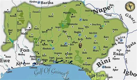 Oduduwa Republic Map & Currencies At A Glance - Politics (3) - Nigeria