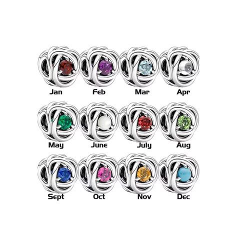 Pandora Birthstone Charms for Charm Bracelet S925 Sterling - Etsy