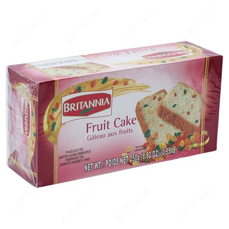 Britannia Fruit Cake 250G- Rs.4.49 : Buy online at best price | Krishna Spices.