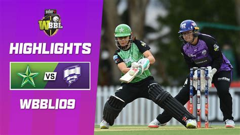 Melbourne Stars v Hobart Hurricanes | WBBL|09