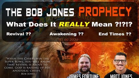 The TRUTH About The Bob Jones / Chiefs Superbowl Prophecy - YouTube